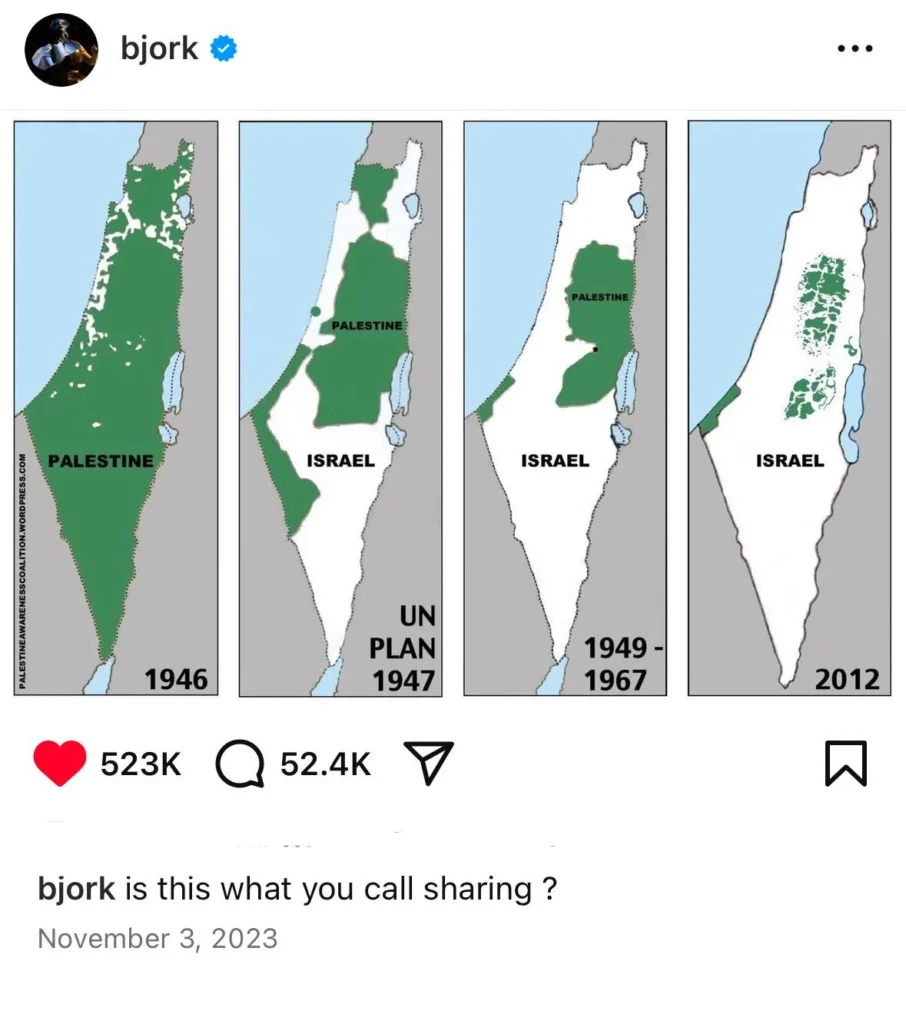 björk appears to have pulled her music from israel v0 bpbpcirxqoqf1