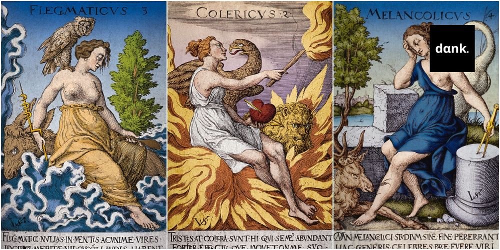 four humours medicine banner