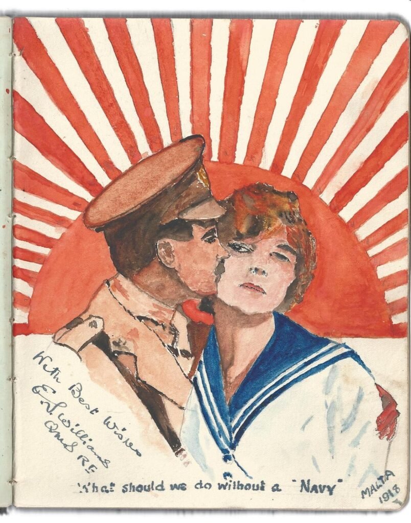 postcard 1918