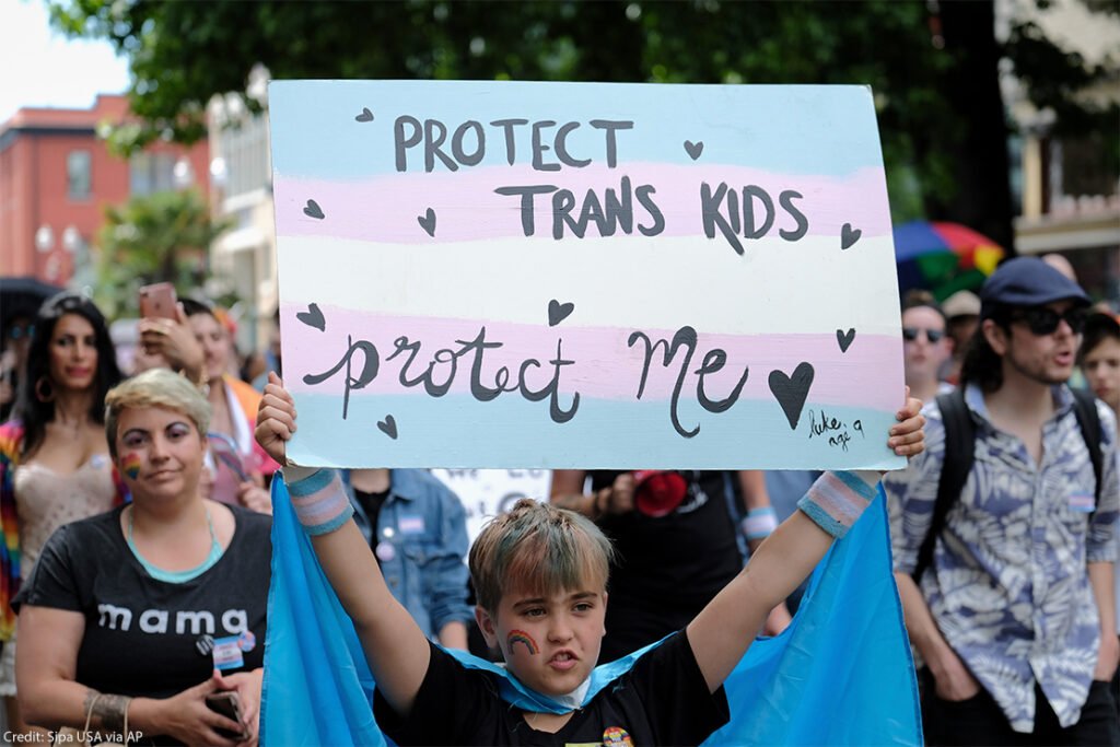 protect trans kids sign b