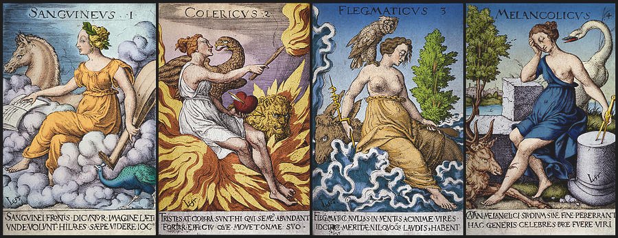 Από τον Ιπποκράτη στον Σαίξπηρ: Η εμμονή μας με τους 4 τύπους προσωπικότητας the four humors of hippocratic medicine science source