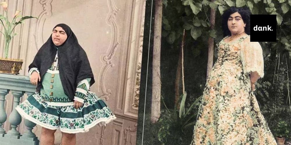 qajar princess banner