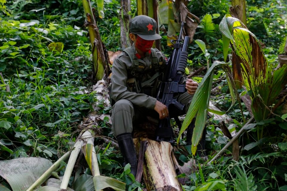 communist rebels in luzon region, philippines