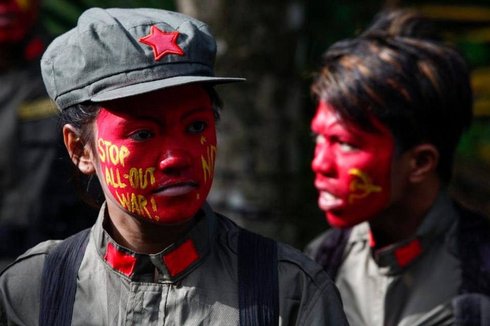 communist rebels in luzon region, philippines