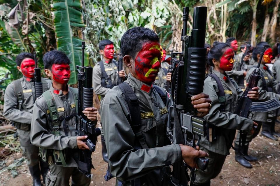 communist rebels in luzon region, philippines
