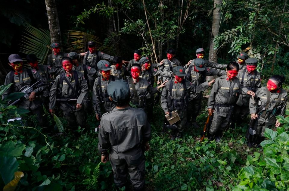 communist rebels in luzon region, philippines
