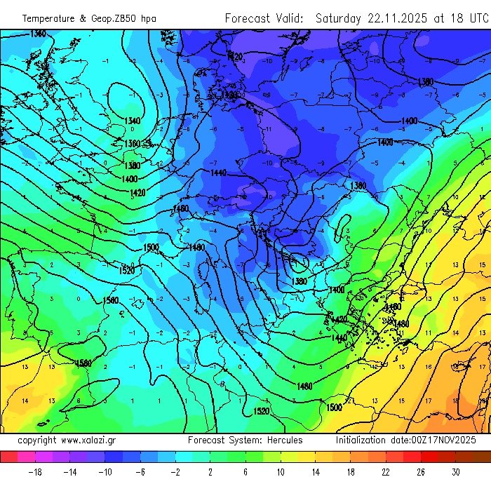 Καιρός: Χειμώνας προ των πυλών - Η πρόβλεψη του «ΗΡΑΚΛΗ» για την Ελλάδα 584473175 24971397319168427 1665570951898570011 n