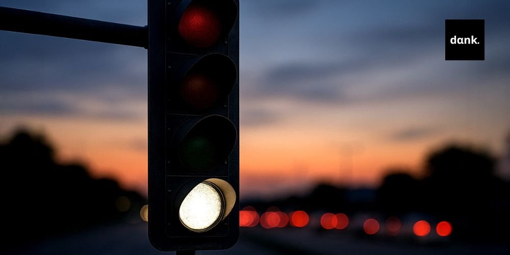 traffic lights banner
